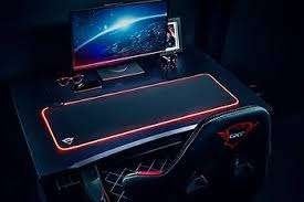 Tapis de clavier Trust Gaming GXT 764 Glide-Flex XXL RGB, Computers en Software, Muismatten, Ophalen, Gaming muismat, Zo goed als nieuw