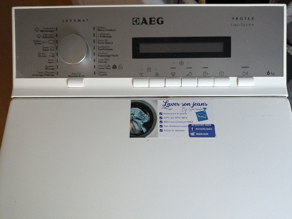 Lave linge AEG, Electroménager, Enlèvement, Utilisé, Élévateur, Programme court