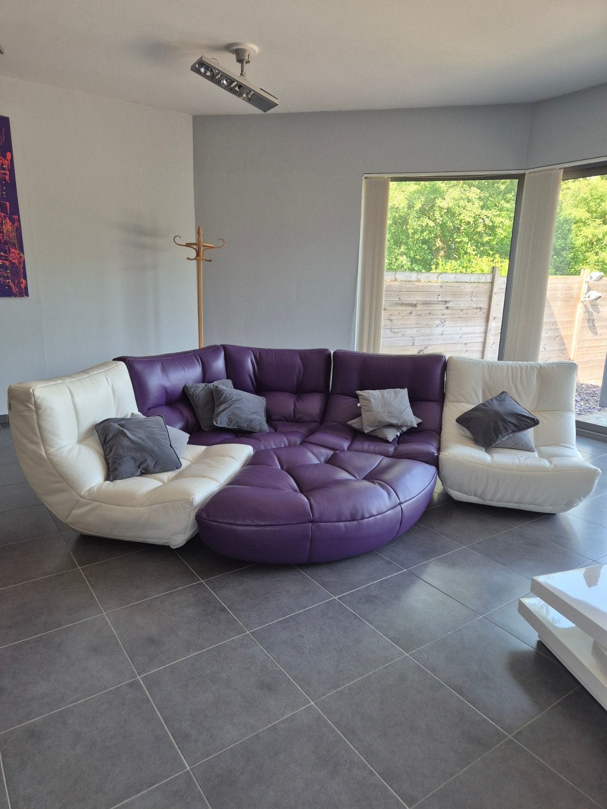Canapé modulable Château d'Ax en cuir – Design italien, Leer