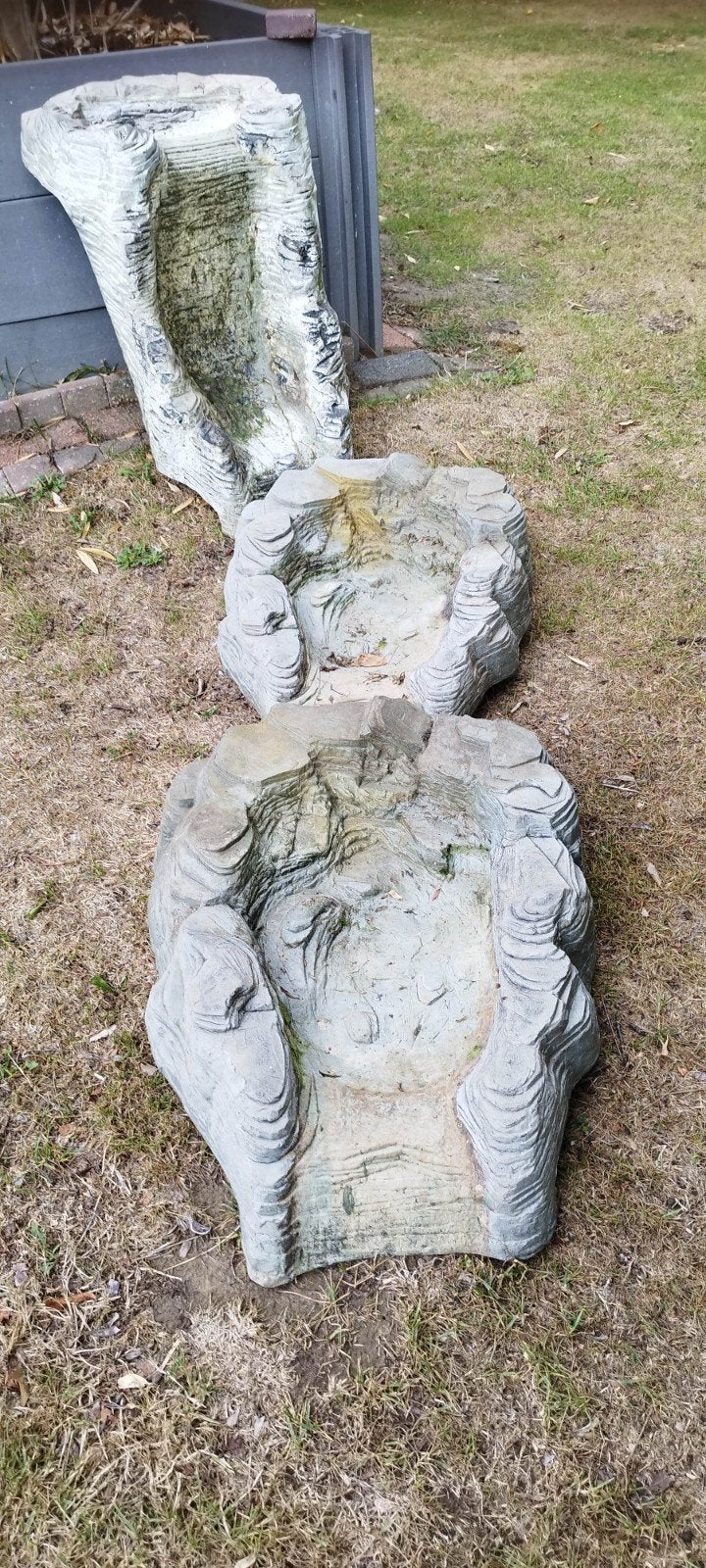 polyester waterval voor tuinvijver, Ophalen