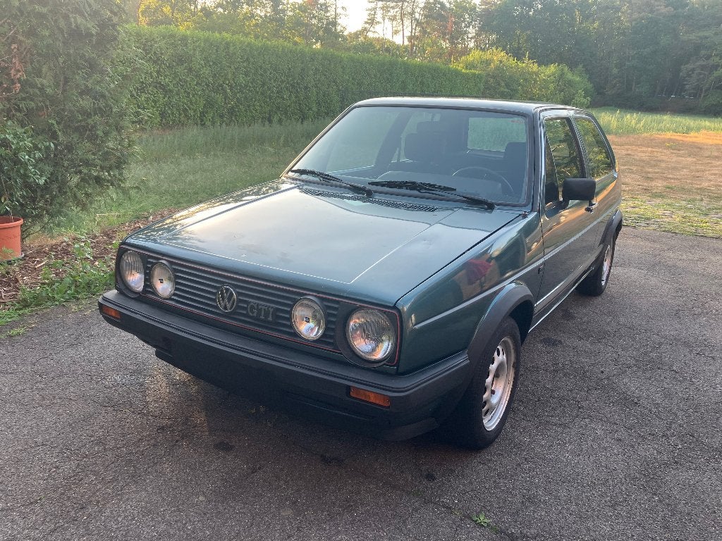 Golf 2 gti 1984 lhasa green, Voorwielaandrijving, Stof, Zwart, 4 cilinders