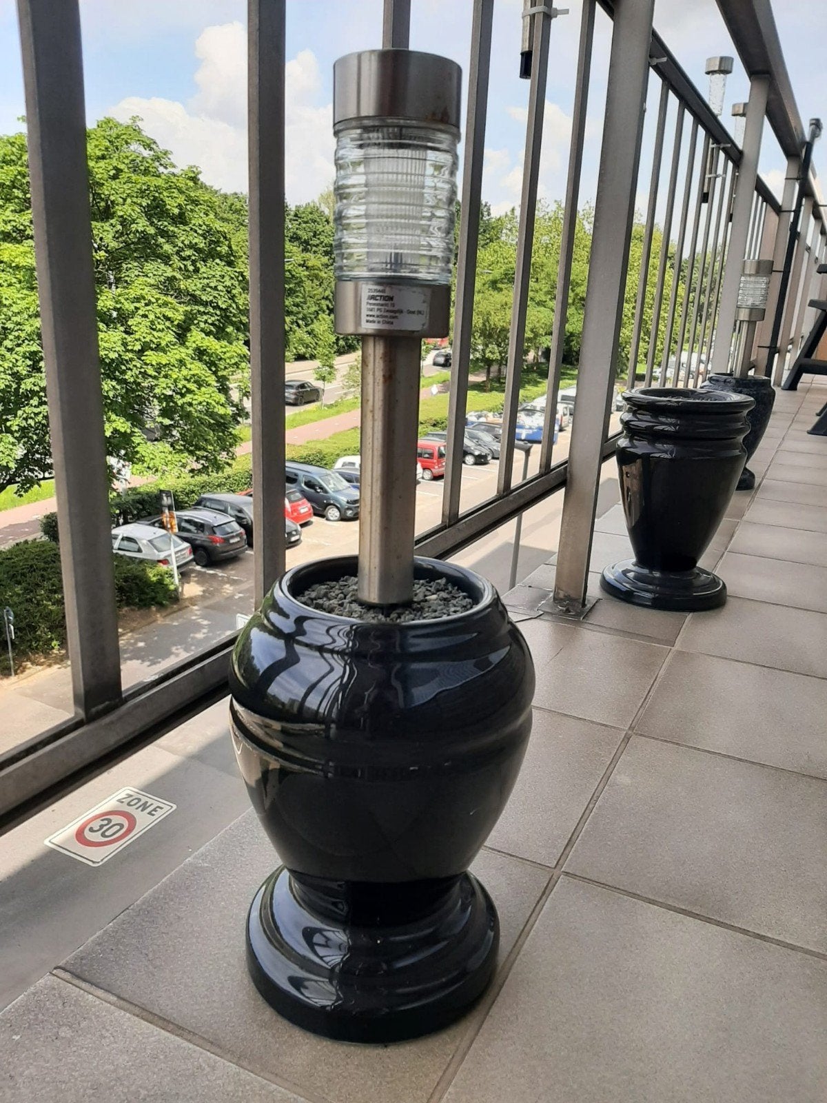 Marmeren vaas van 25 cm hoog, Enlèvement