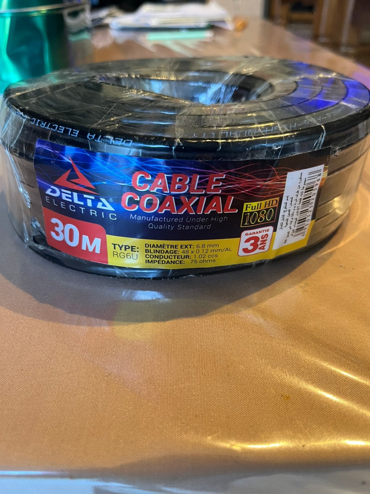 Cable coaxiale « delta elecrtic » 30 m, Enlèvement ou Envoi, Neuf