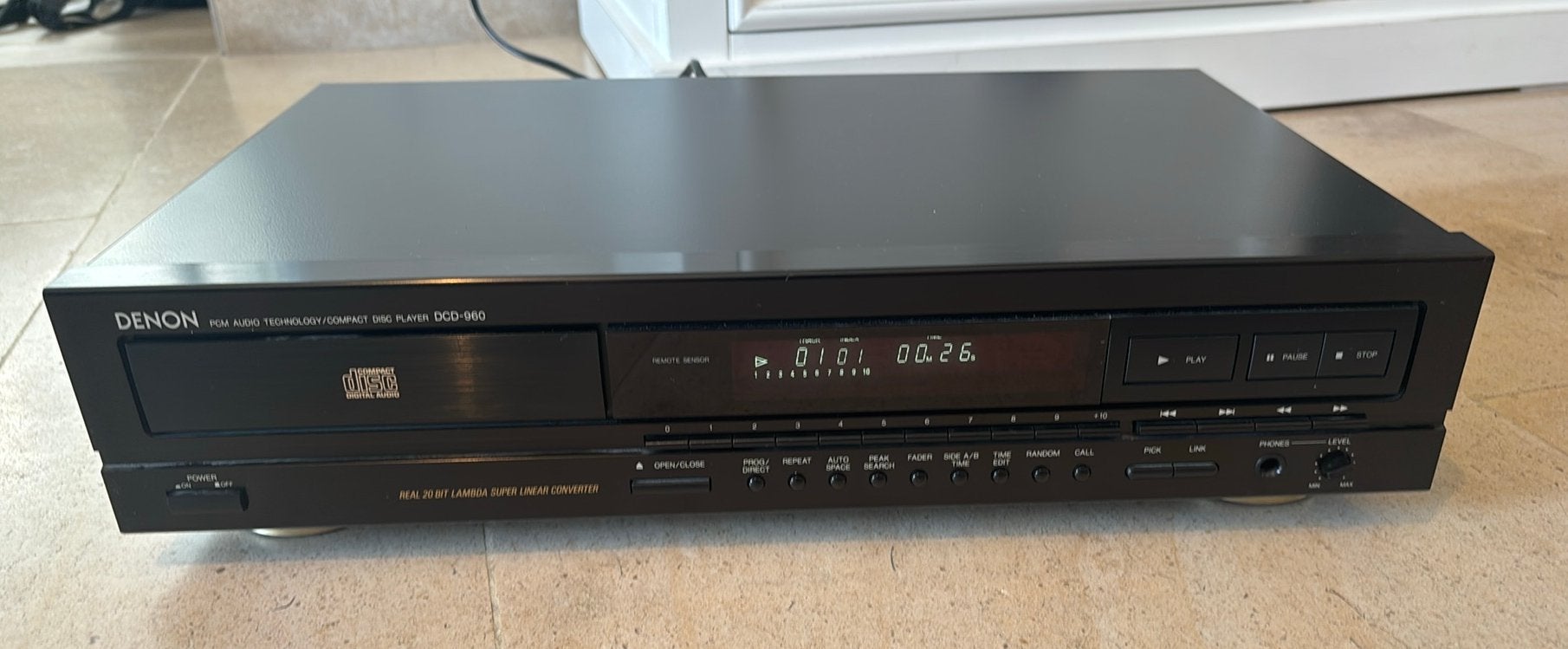 Denon DCD-960 Vintage hifi-cd-speler — volledig werkend, Audio, Tv en Foto, Stereoketens, Gebruikt, Ophalen of Verzenden