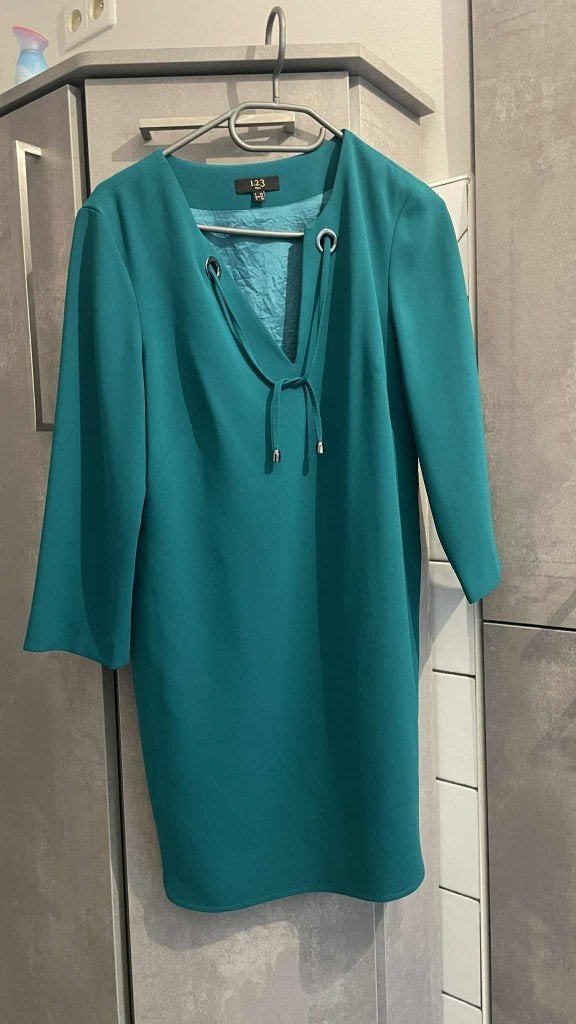 ROBE neuve MAISON 123 élégante bleu vert turquoise M, Maison 123, Enlèvement ou Envoi, Neuf, Vert