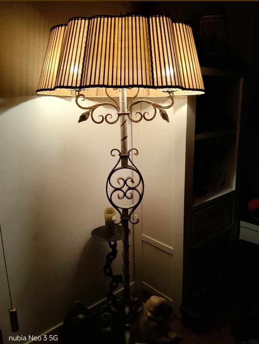 brocante vloerlamp, Ophalen