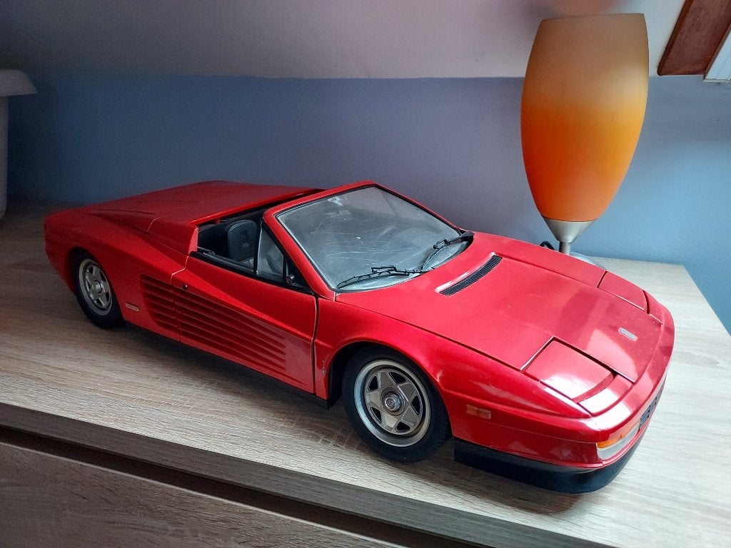 Ferrari Testarossa Spider Pocher 1/8, Ophalen, Gebruikt, 1:5 t/m 1:8, Motor