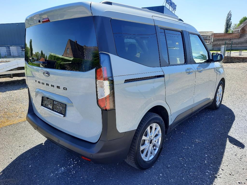 Ford Tourneo courier automaat 5-zit, Auto's, Ford, Euro 6, Bedrijf, 5 zetels, Zilver of Grijs