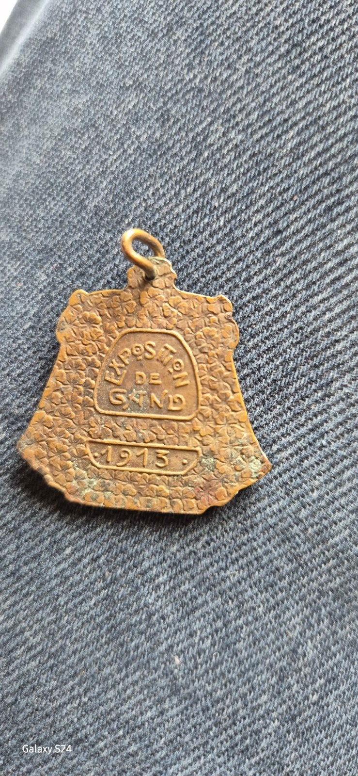 Médaille en bronze art nouveau, Enlèvement, Bronze