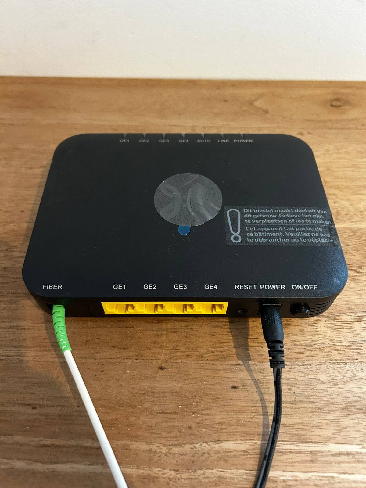 Modem routeur Proximus fibre, Ophalen of Verzenden, Zo goed als nieuw, Router