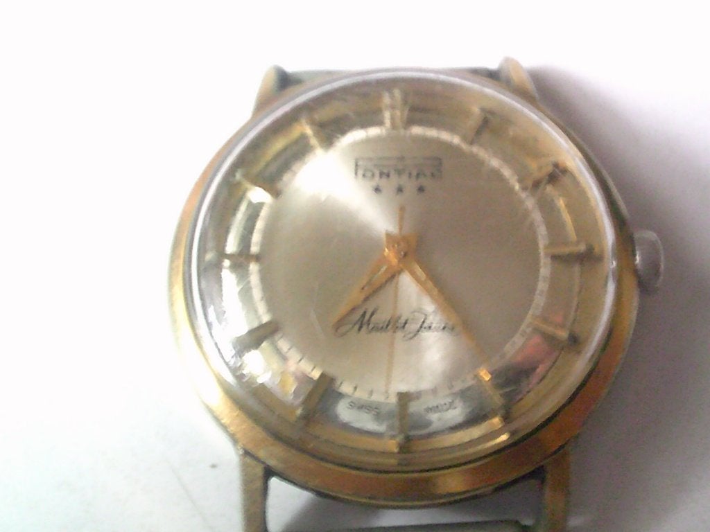 horloge pontiac maillot joune, Handtassen en Accessoires, Overige materialen, Polshorloge, Zo goed als nieuw, Ophalen