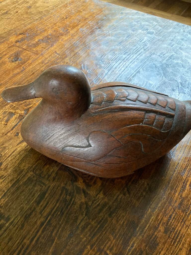 Houten eend, Verzamelen, Ophalen, Gebruikt, Hout, Dier