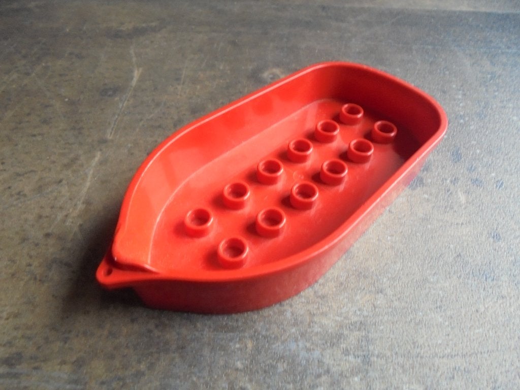 Lego Duplo Boat with 12 Studs (zie foto's) 4, Enlèvement ou Envoi, Utilisé, Briques en vrac, Duplo