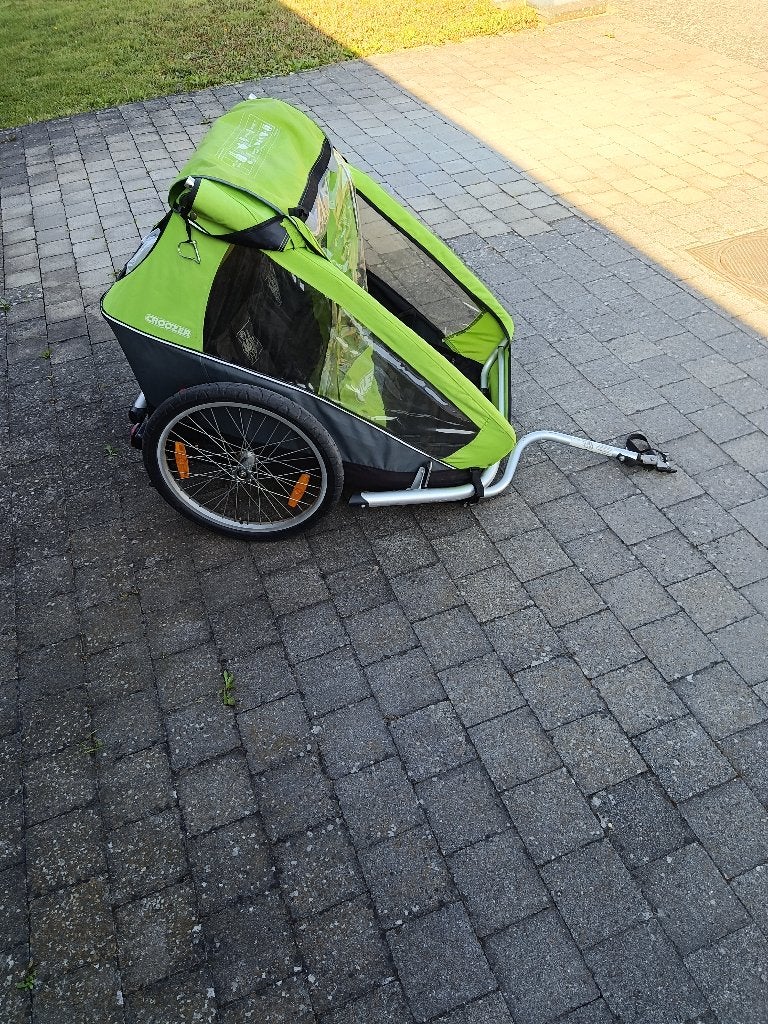 Fietskar Croozer, Fietsen en Brommers, Ophalen, Gebruikt, Opvouwbaar, Kinderkar
