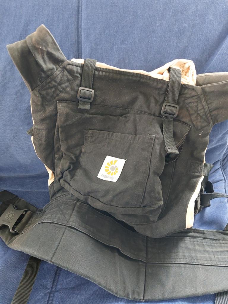 Porte-bébé Ergobaby (noir), Enfants & Bébés, Enlèvement, Utilisé, Porte-bébé, Autres marques