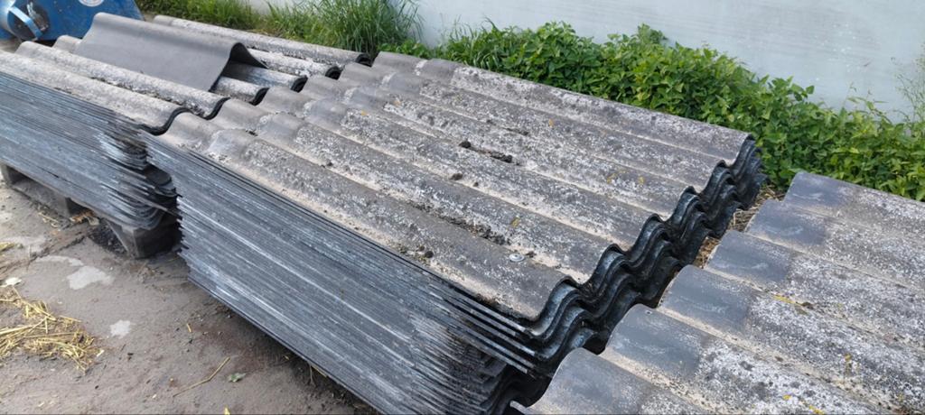 Asbest vrije golfplaten, Ophalen