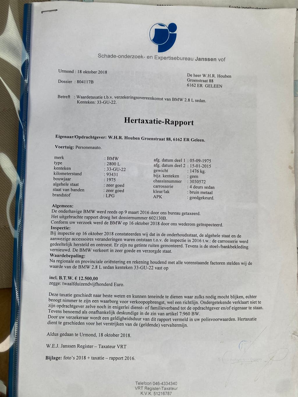 1975 BMW E3 2800L, foto 10
