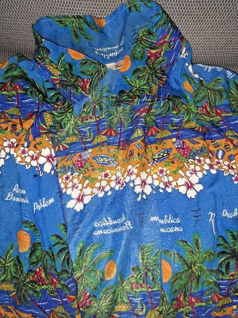 DOMINICAANSE REPUBLIEK  ZOMER HEMD, Vêtements | Hommes, Vêtements Homme Autre, Envoi, Comme neuf