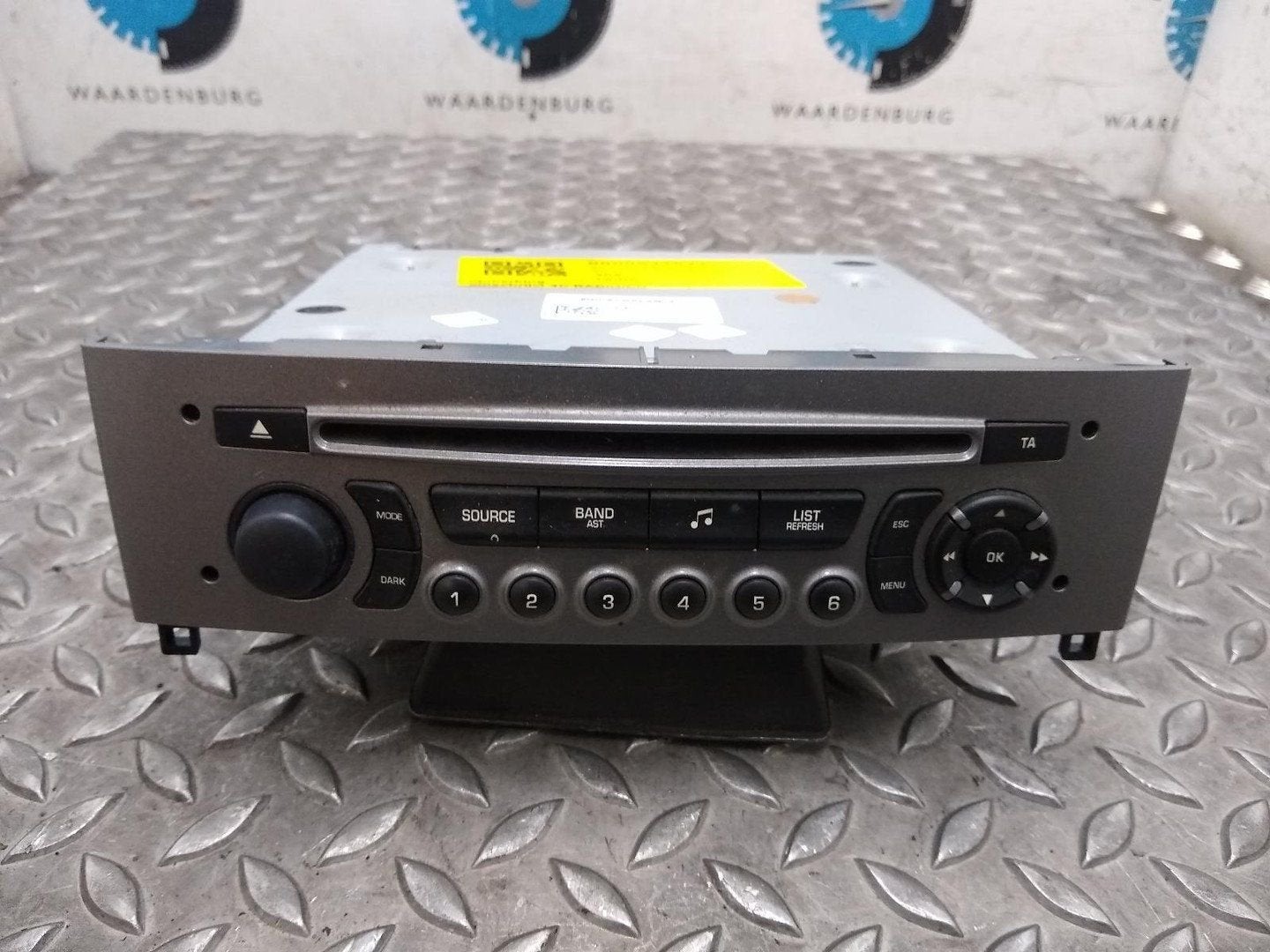 PEUGEOT 308 1.6 E-HDI RADIO 96784954XH02 2012, Ophalen of Verzenden, Gebruikt, ARN erkend