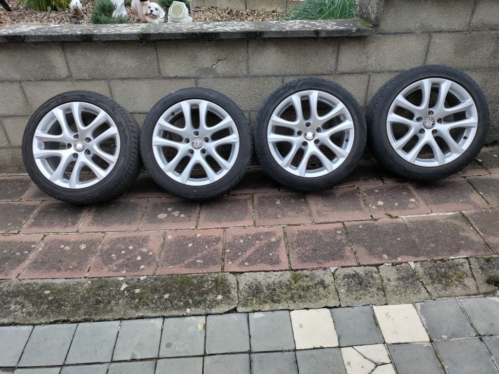 Aluminium autowielen., Auto-onderdelen, Ophalen, Gebruikt, Banden en Velgen, 17 inch