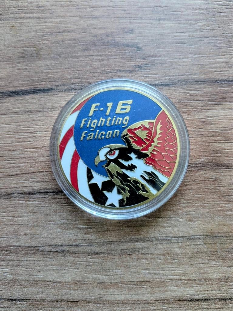 Coin F-16 fighting falcon, Verzamelen, Ophalen