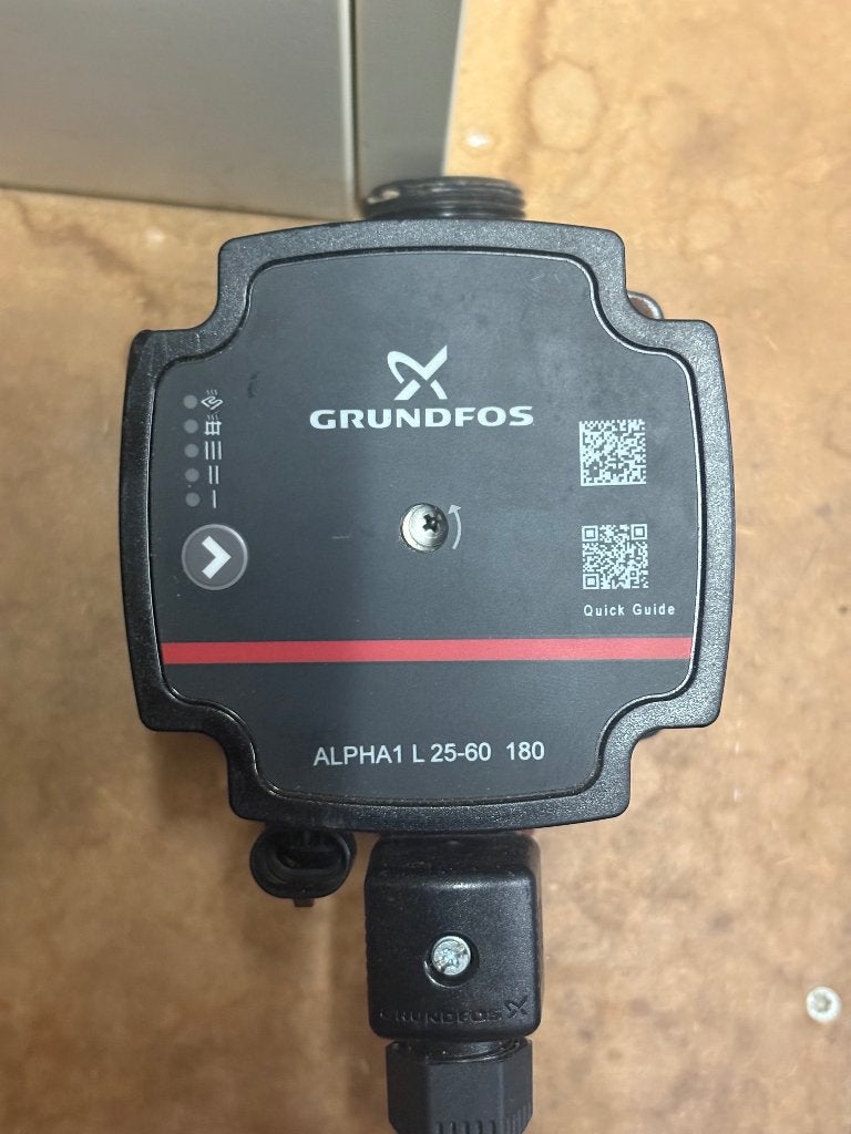 Grundfos circulatiepomp alpha 1 L 25-60 180, Ophalen of Verzenden, Zo goed als nieuw, Cv-ketel of Combi-ketel
