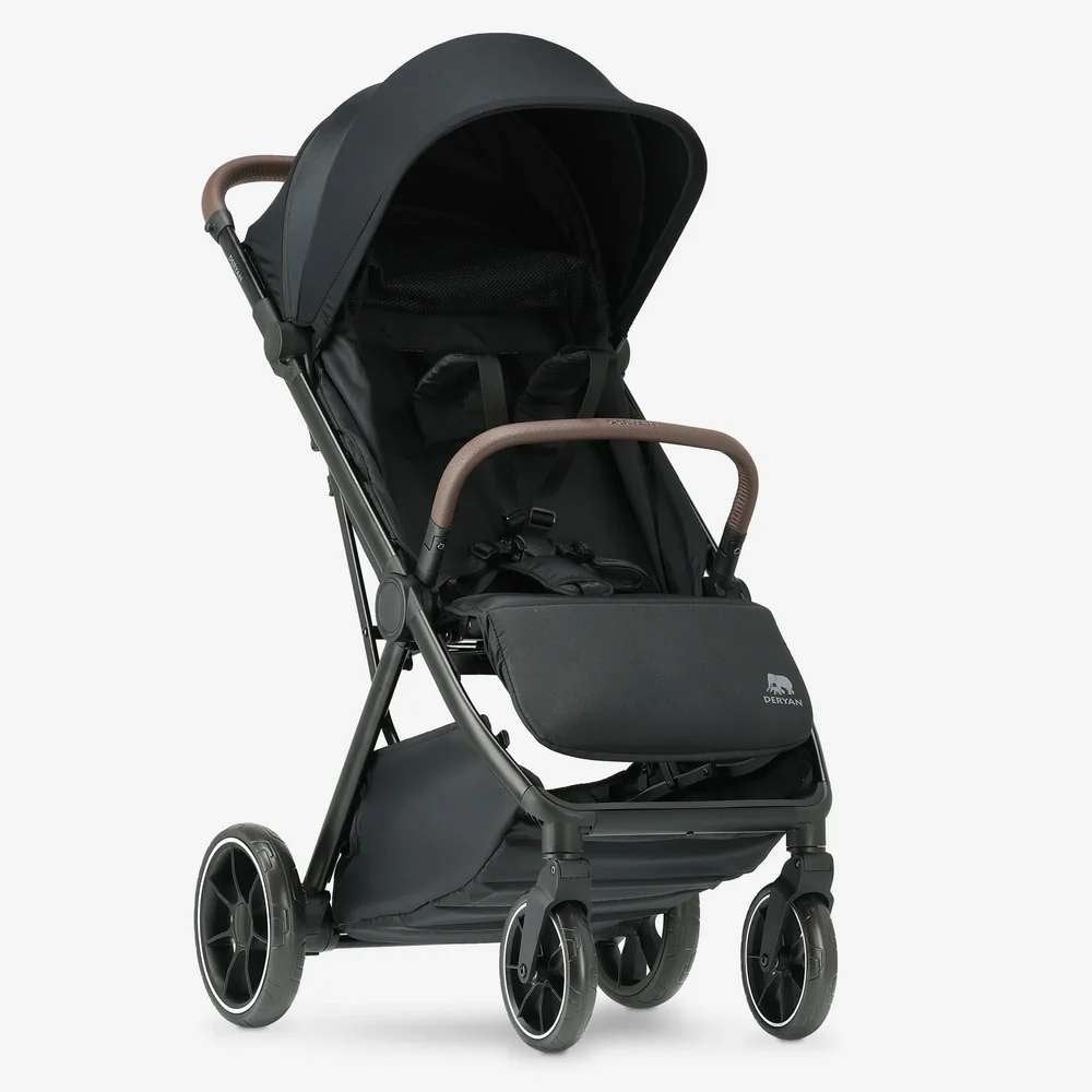 DERYAN Rolo XL Compacte Buggy – 0-4 Jaar Zwart, Enlèvement ou Envoi, Comme neuf, Autres marques, Dossier réglable