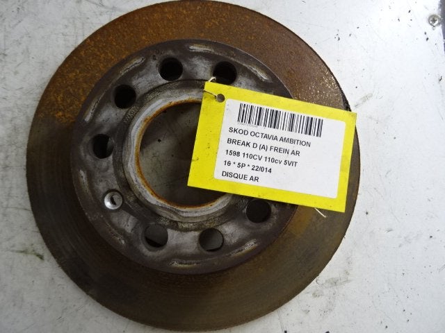 FREIN DISQUE ARRIÈRE Skoda Octavia Combi (5EAC), Utilisé, Skoda