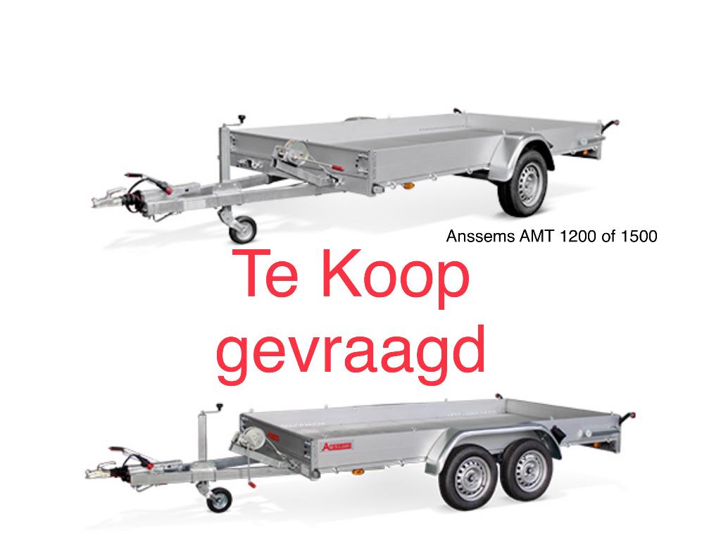 Gevraagd Anssems AMT 1200 of 1500, Auto diversen, Ophalen, Zo goed als nieuw