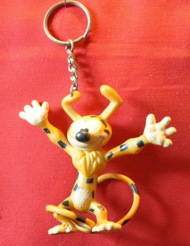 porte clé marsupilami  vintage modèle 1, Enlèvement ou Envoi, Utilisé, Peluche ou Figurine