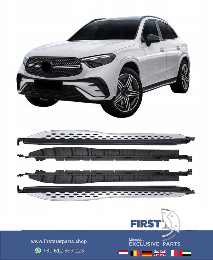W254 C254 GLC 43 63 AMG TREEPLANKEN ZIJSKIRT SET SIDESKIRTS, Gebruikt, -, Ophalen of Verzenden, Bumper