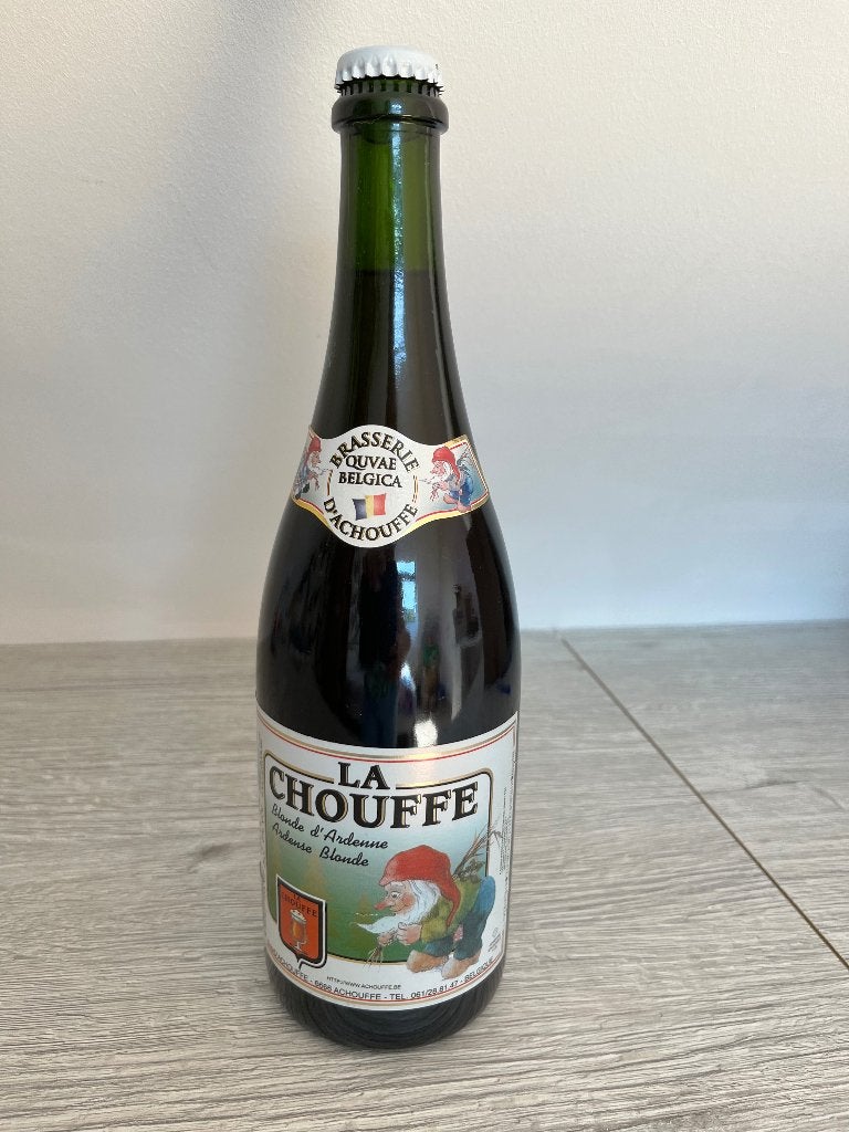 La chouffe bier van jaar 1997, Ophalen of Verzenden, Zo goed als nieuw, Flesje(s), Overige merken