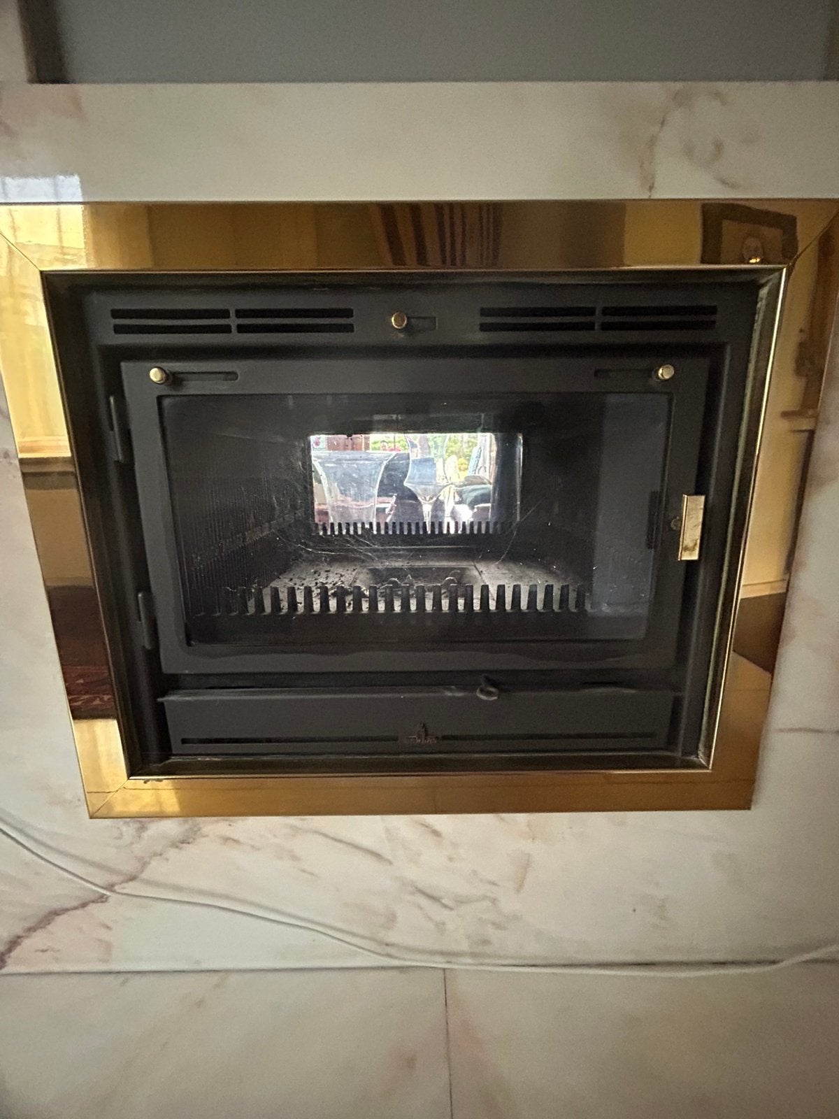 Luxe open haard van Barbas, Huis en Inrichting, Haarden, Ophalen, Gebruikt