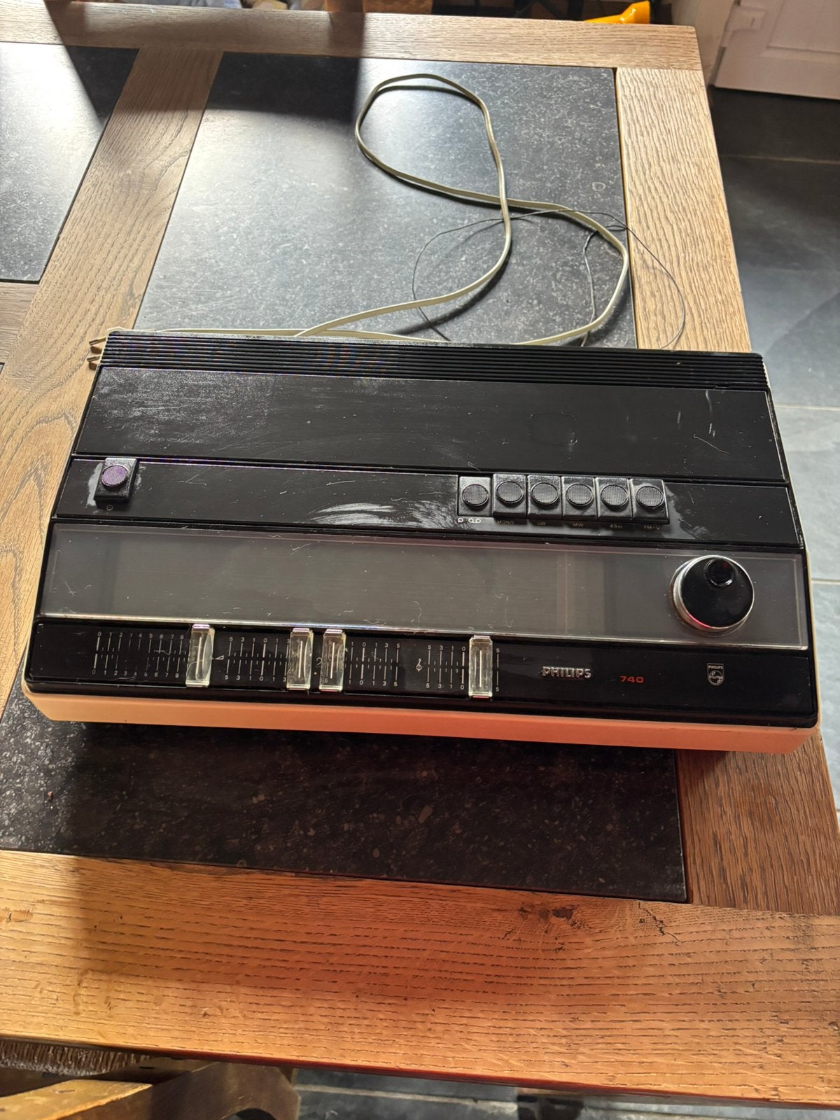 combiné radio et amplificateur stéréo vintage 1974, TV, Hi-fi & Vidéo, Lecteurs vidéo, Enlèvement ou Envoi, Comme neuf