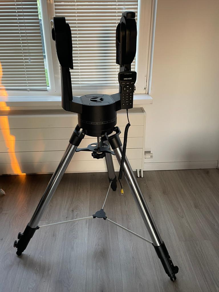 Meade LX90 montering met stevige statief, Ophalen, Zo goed als nieuw