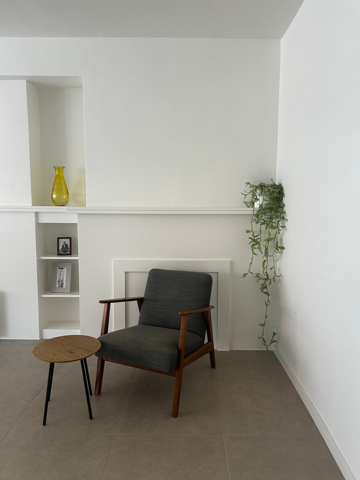 Donkergrijze zetel van Ikea, Enlèvement, Une personne, Tissus