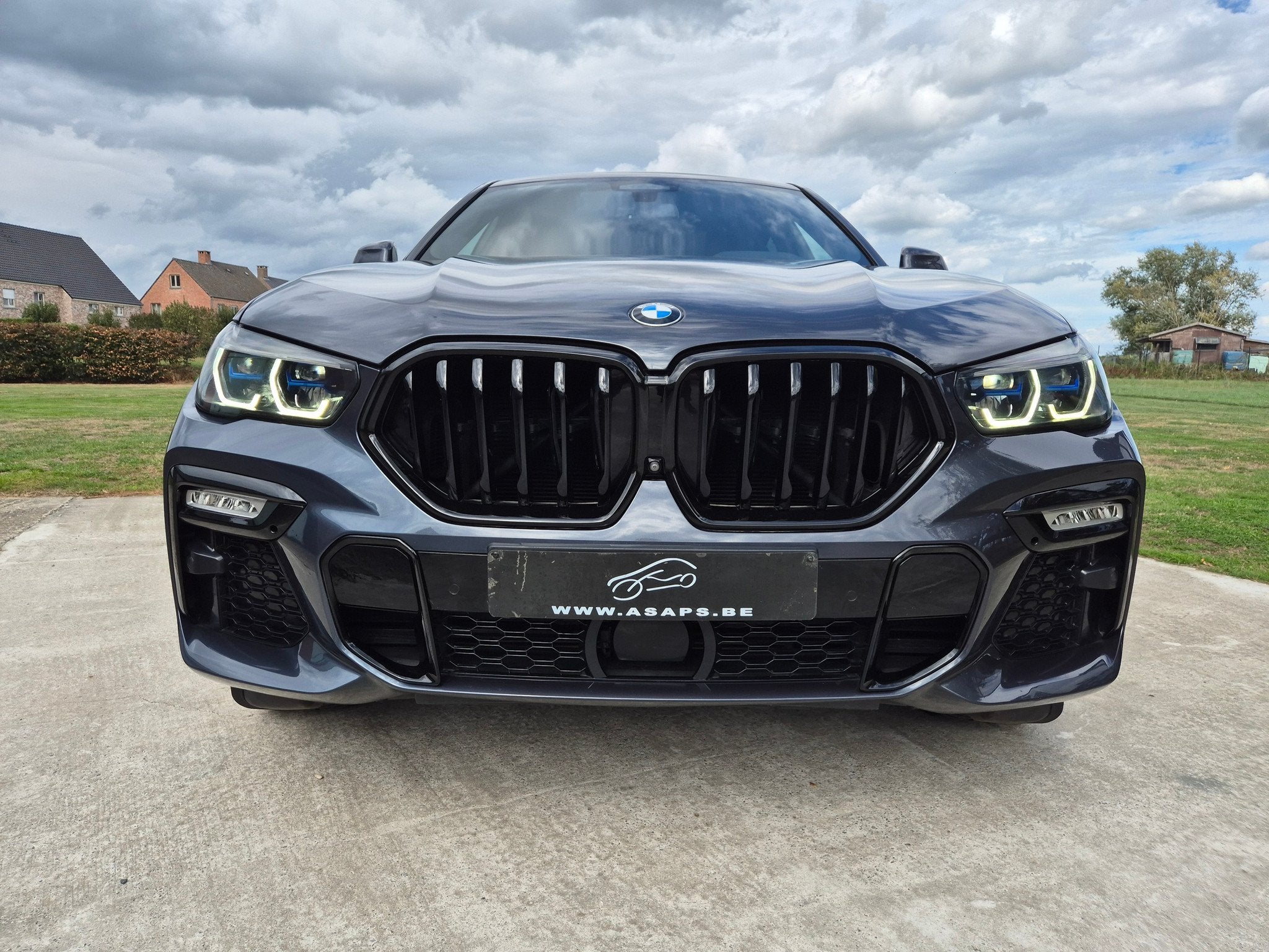 BMW X6 * Xdrive40i * M-Sport * LASER * PANO * HUD *, Auto's, Automaat, Gebruikt, 333 pk, Verwarmde buitenspiegels
