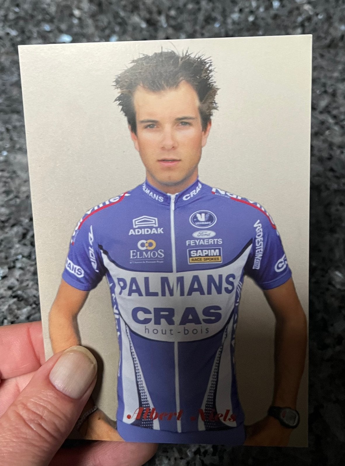 Le cycliste Niels Albert, Enlèvement, Comme neuf