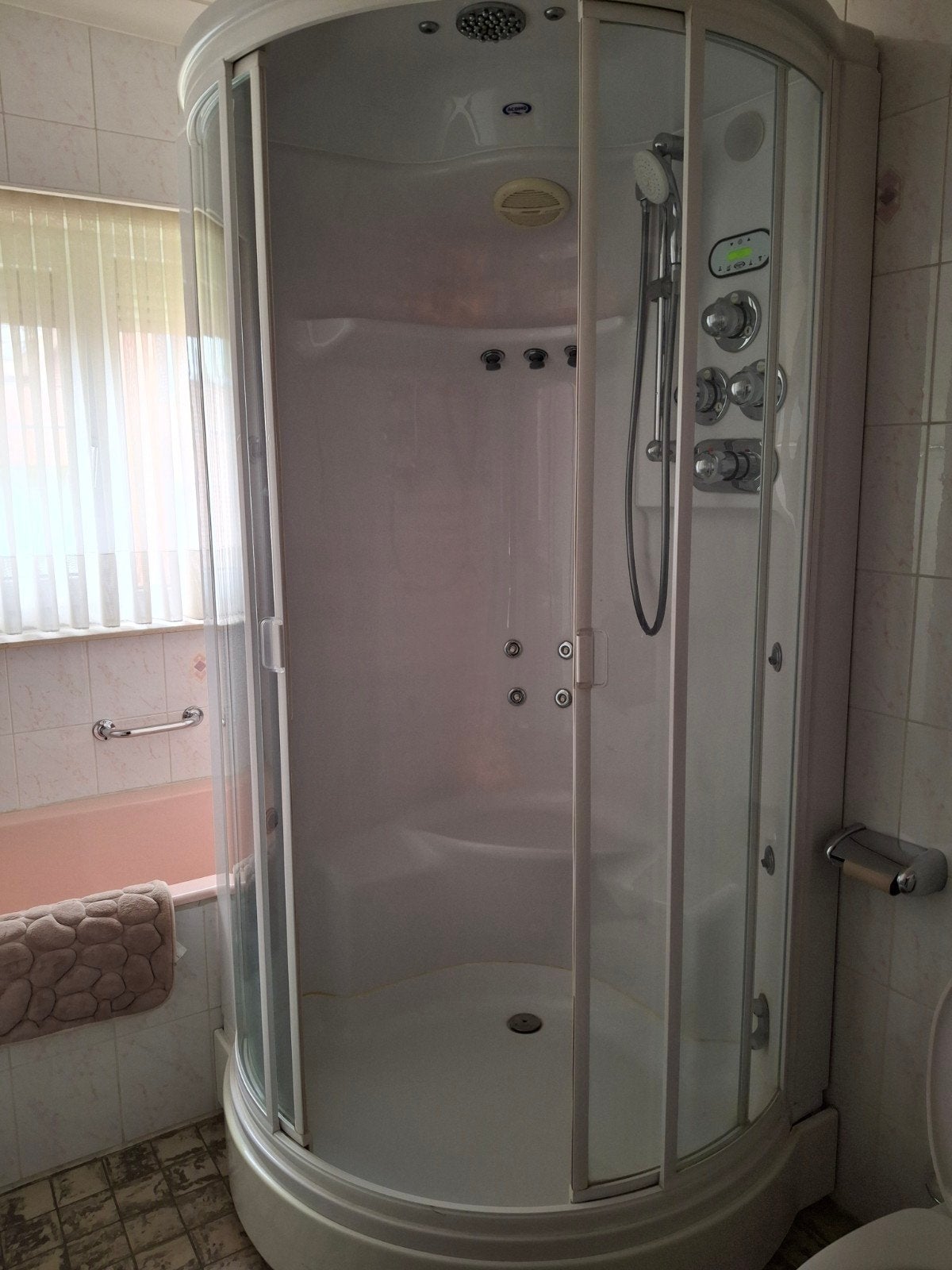 Cabine de douche Acomo, Maison & Meubles, Enlèvement, Utilisé, Avec douche