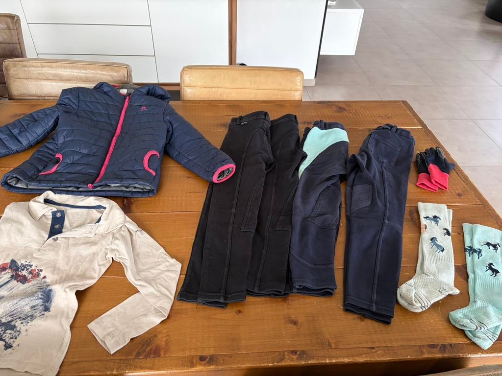 Te koop paardrijkleren 116-122, Dieren en Toebehoren, Paardrijkleding, Gebruikt, Kinderen, Dressuur, Onderkleding