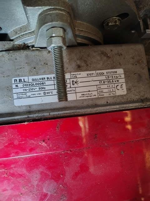 cv ketel en brander, Ophalen, Gebruikt, Boiler, Minder dan 3 jaar oud