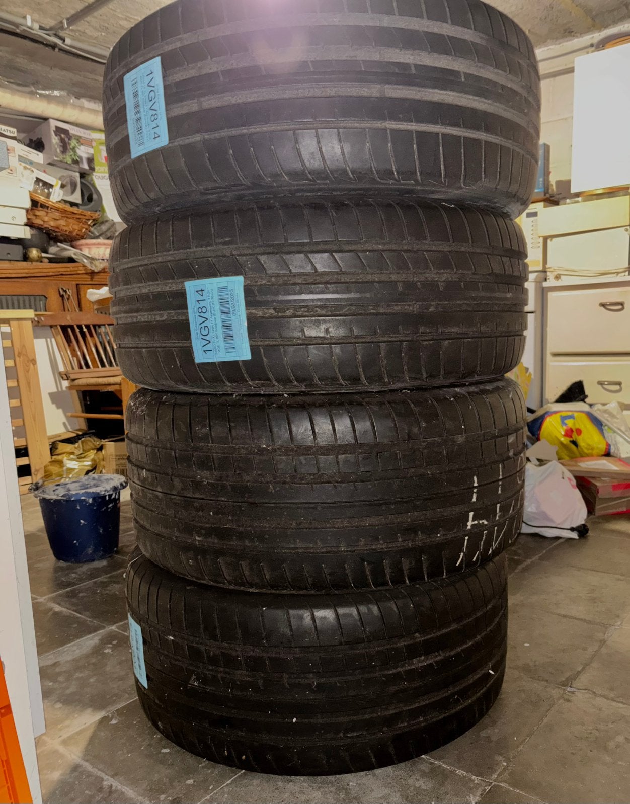 4 Goodyear Eagle F1 asymmetrische banden, Auto-onderdelen, Banden en Velgen, Band(en), Zomerbanden, Ophalen, 19 inch