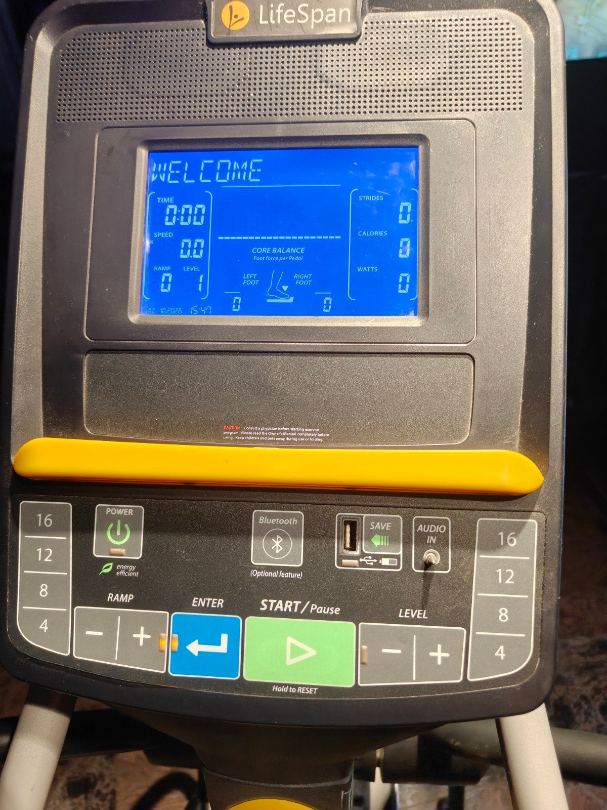 crosstrainer, Ophalen
