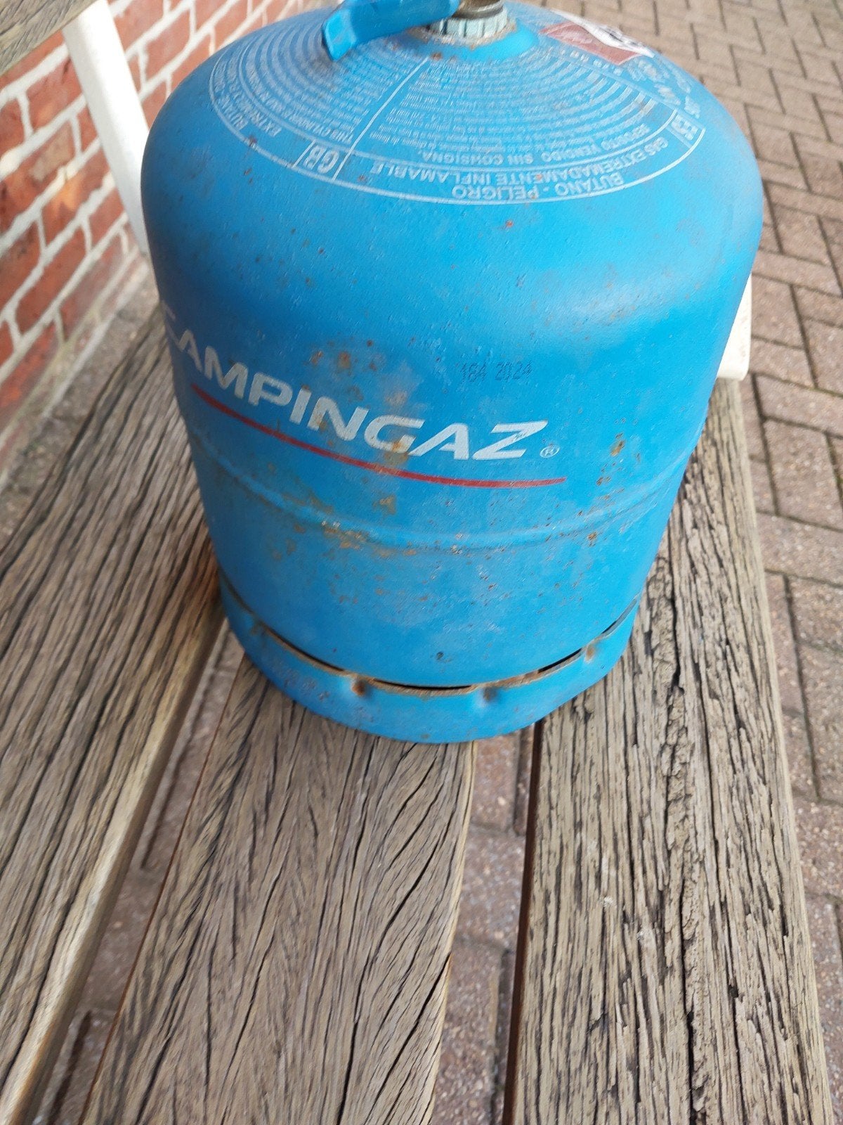 volle campinggaz 907 fles, Caravans en Kamperen, Ophalen
