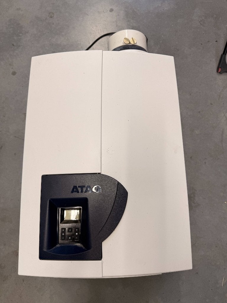 Chaudière à gaz ATAG A285C + vase d'expansion + thermostat, Enlèvement, Utilisé, Gaz naturel, 6 à 10 ans