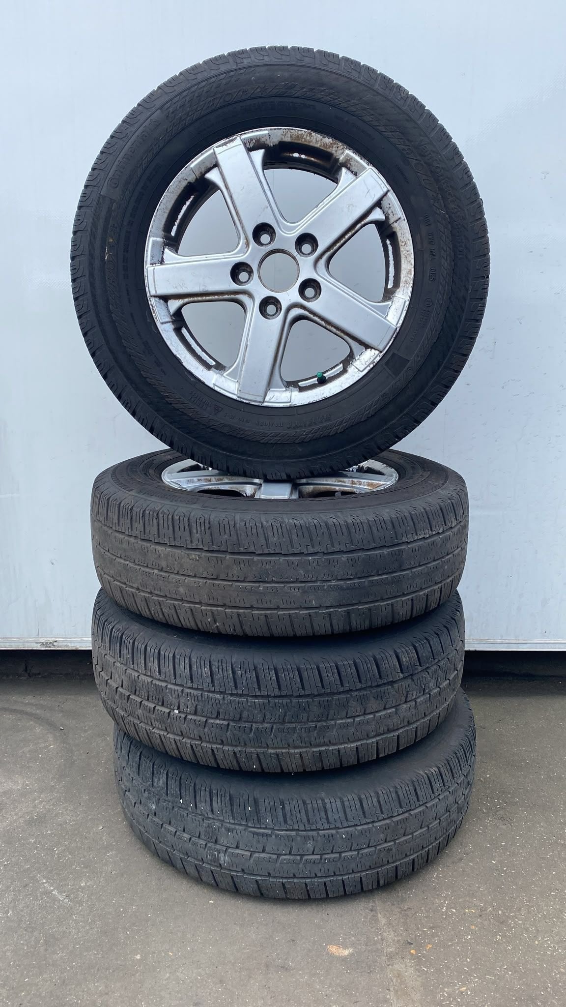 Vw (e)-Crafter Man (e)TGE Allseason Banden Set 205-75-16 5x1, Pneus et Jantes, -, Utilisé, -
