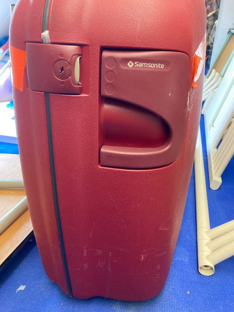Luxe reiskoffer samsonite, Handtassen en Accessoires, Koffers, Hard kunststof, Slot, 45 tot 55 cm, Zo goed als nieuw