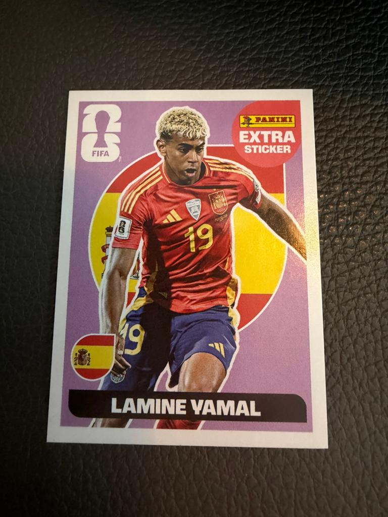 Paarse Lamine Yamal, Hobby en Vrije tijd, Stickers en Plaatjes, Ophalen of Verzenden, Nieuw, Sticker