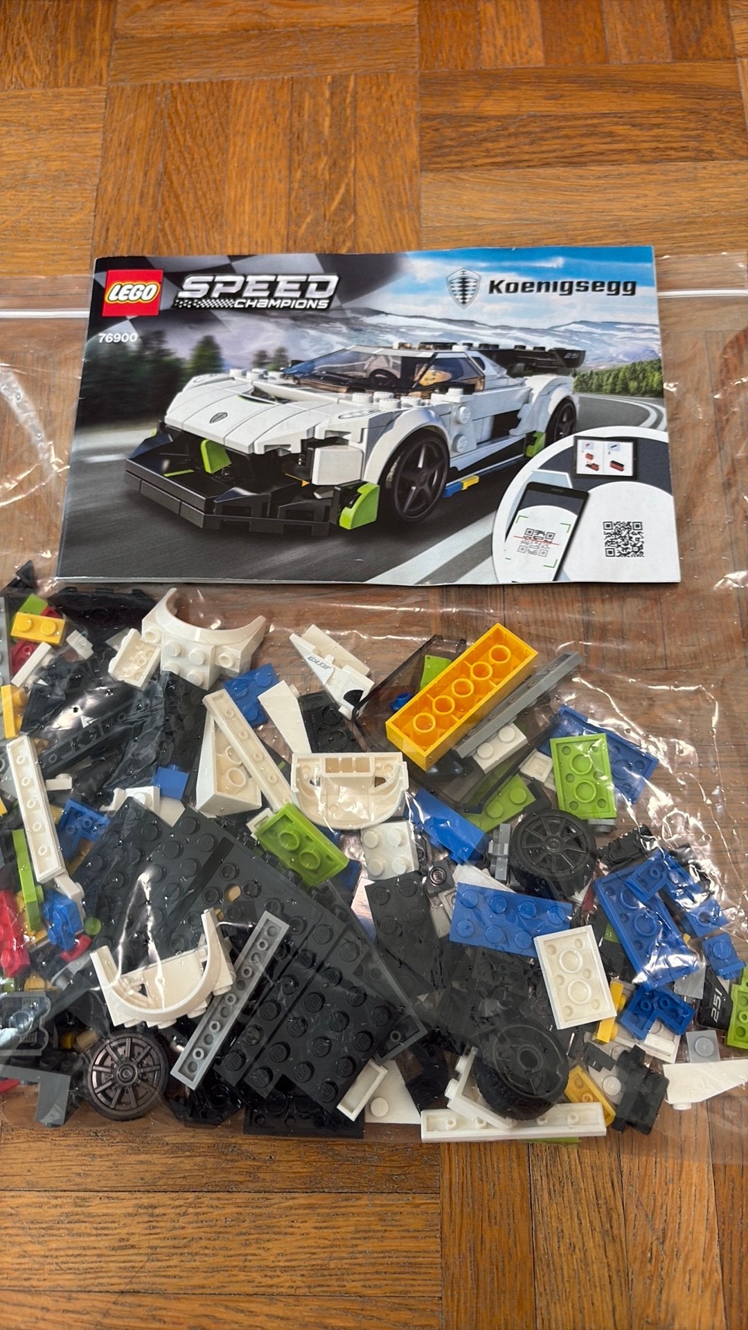 LEGO Speed Champions 76900– Koenigsegg Jesko –Complet notice, Lego, Enlèvement, Complet, Speed Champions