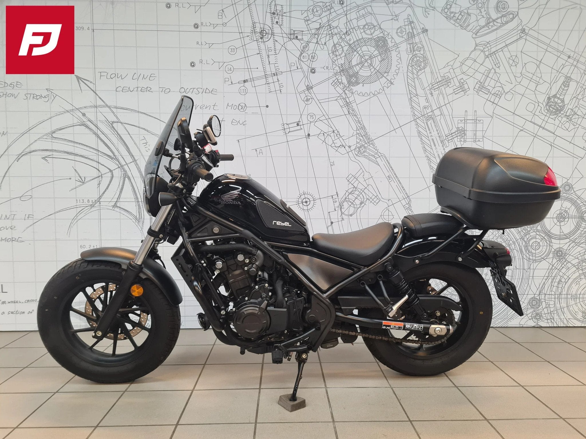 Honda CMX 500 Rebel (année de construction 2022), Motos, Entreprise, Chopper, 12 à 35 kW, 500 cm³